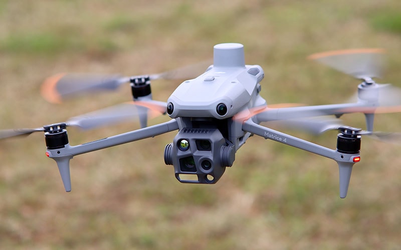 DJI Matrice 4T in flight